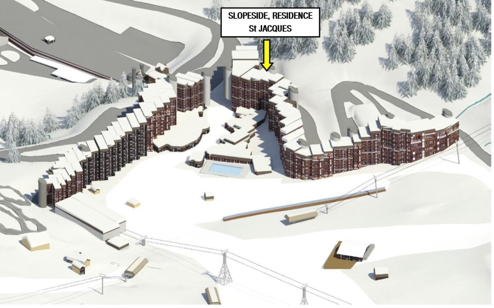 Slopeside La Plagne Bellecote Lejlighed Eksteriør billede